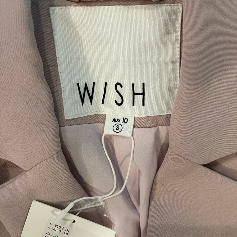 🌺Wish Women's Blush Double-Breasted Blazer - Picture 2 of 2